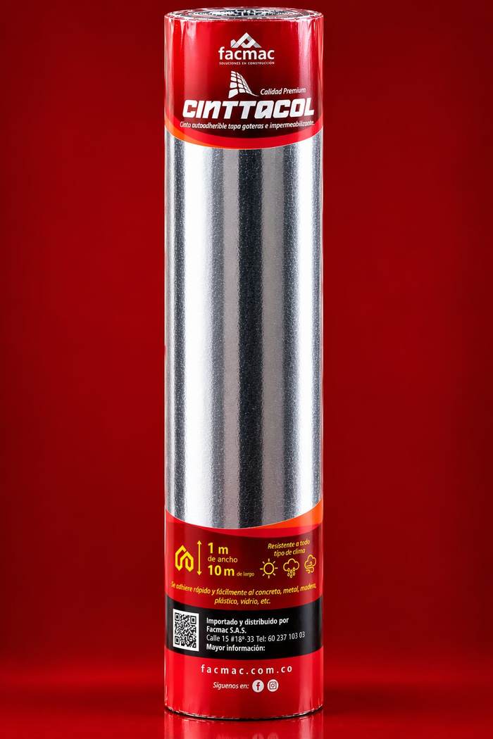 Cinta Asfáltica Cinttacol 1m x 10mts x 1.5mm