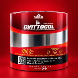 Cinta Asfáltica Cinttacol 10cm x 10mts x 1.5mm