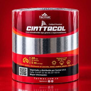 Cinta Asfáltica Cinttacol 20cm x 5mts x 1.5mm